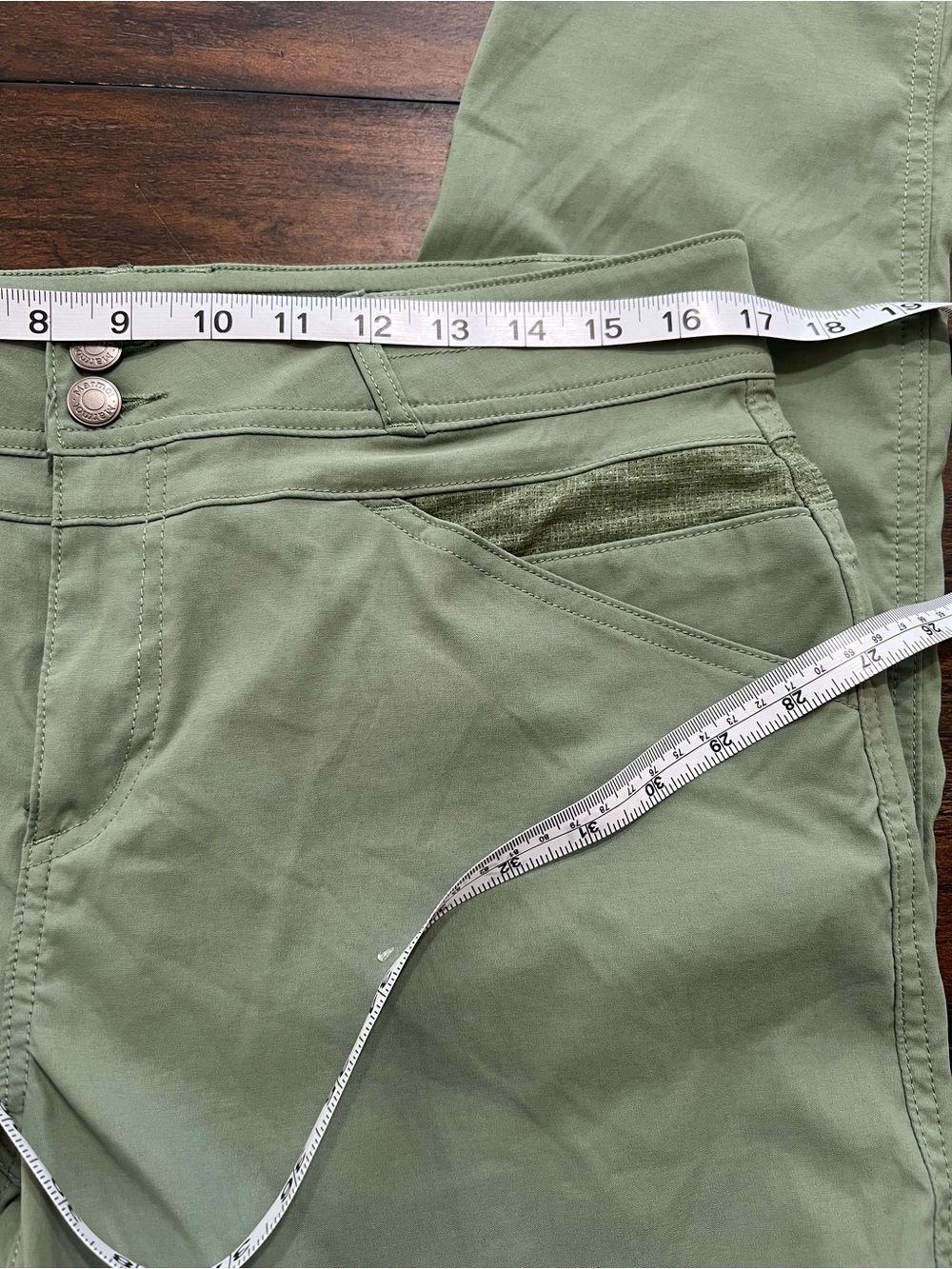 Marmot Women’s Pants Green Ankle Skinny Casual Outdoor Hiking Pockets Size 10 - Picture 10 of 12